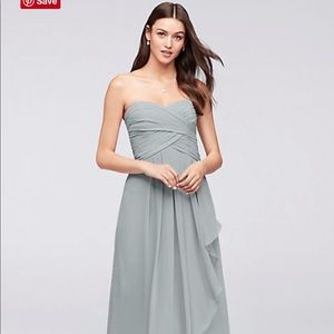 David’s bridal bridesmaid dress in Mystic